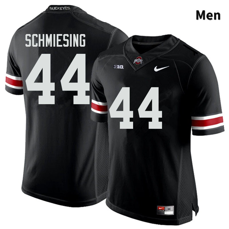 Ohio State Buckeyes Ben Schmiesing Men's #44 Black Authentic Stitched College Football Jersey